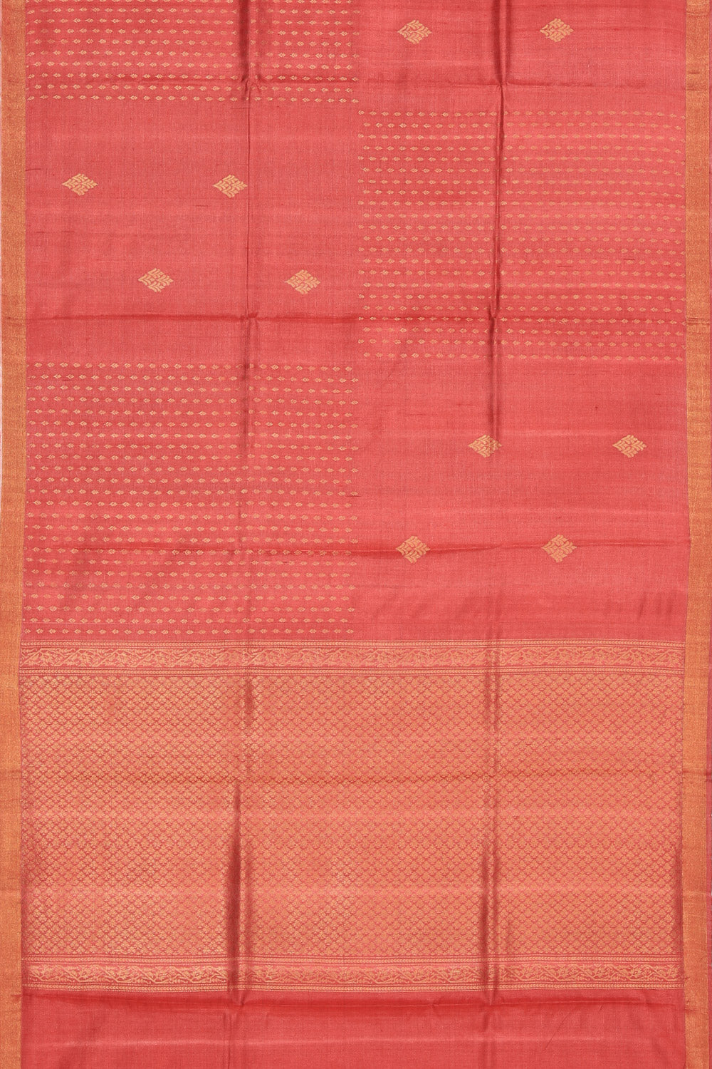 Collection of Tussar Silk Fuchsia Pink Saree in a gallery layout