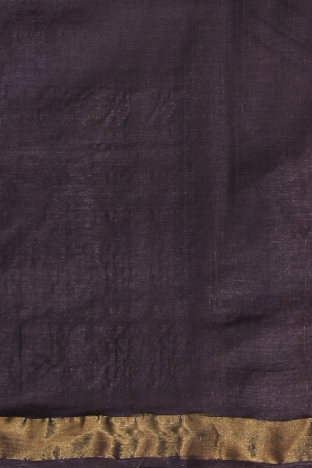 Image of Tussar Silk Coffee Brown Saree