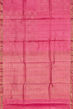 Collection of Tussar Silk Pink Saree in a gallery layout