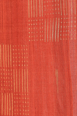 Collection of Tussar Silk Peach Saree in a gallery layout