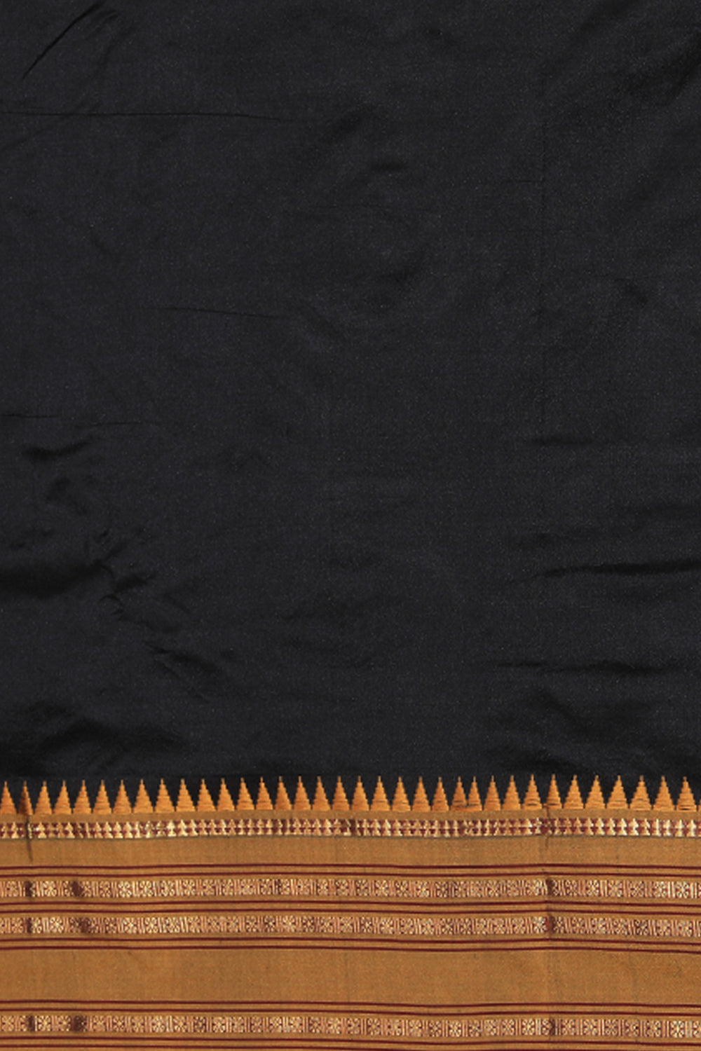 Narayanpet Silk Black Saree