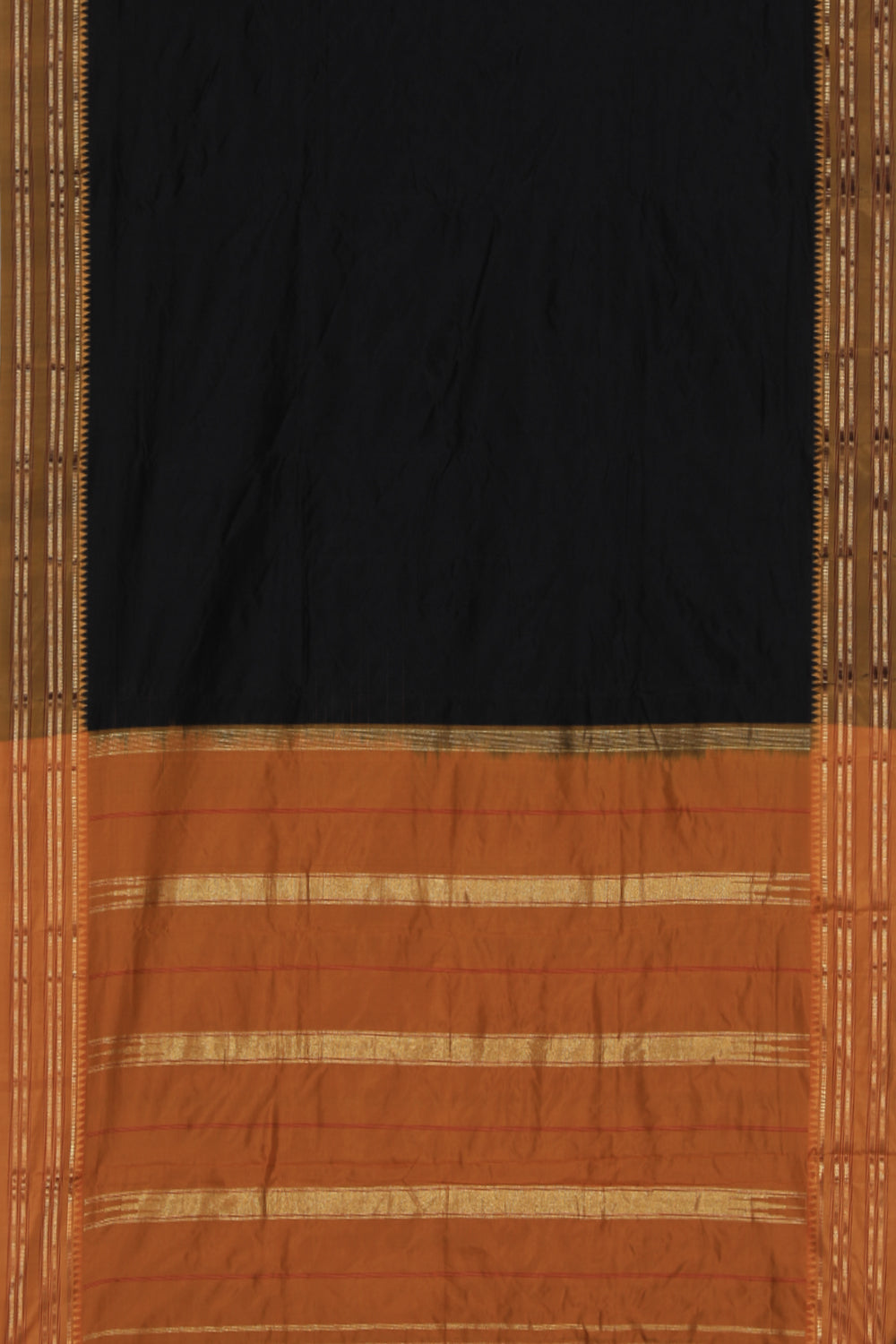 Narayanpet Silk Black Saree