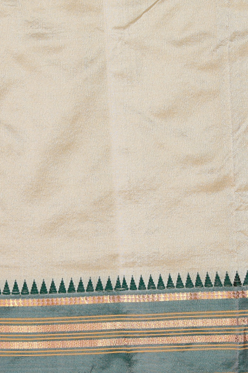 Image of Narayanpet Silk Beige Saree