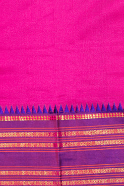 Image of Narayanpet Silk Pink Saree