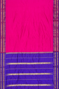 Image of Narayanpet Silk Pink Saree