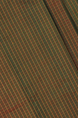 Image of Narayanpet Silk Dark Green Saree