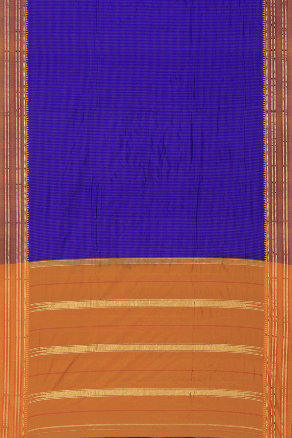 Narayanpet Silk Royal Blue Saree