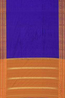 Image of Narayanpet Silk Royal Blue Saree