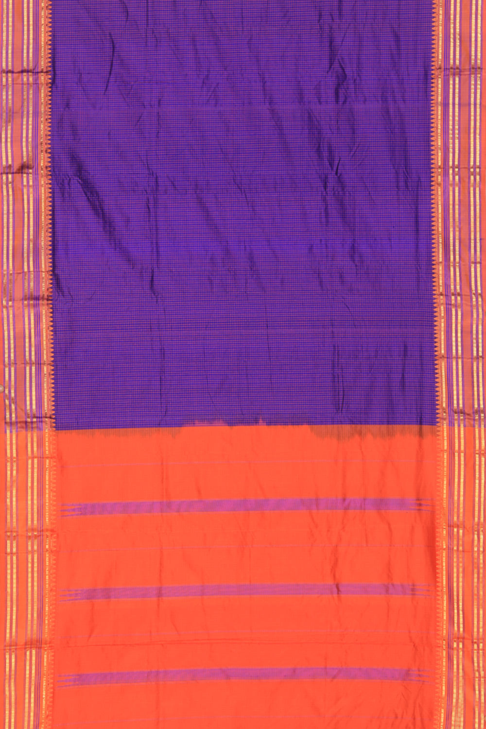 Narayanpet Silk Purple Saree