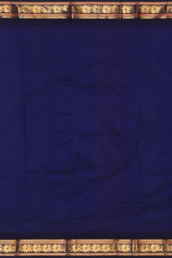 Collection of Narayanpet Silk Blue Saree in a gallery layout