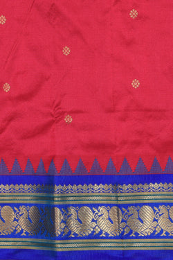 Image of Narayanpet Silk Pink Saree