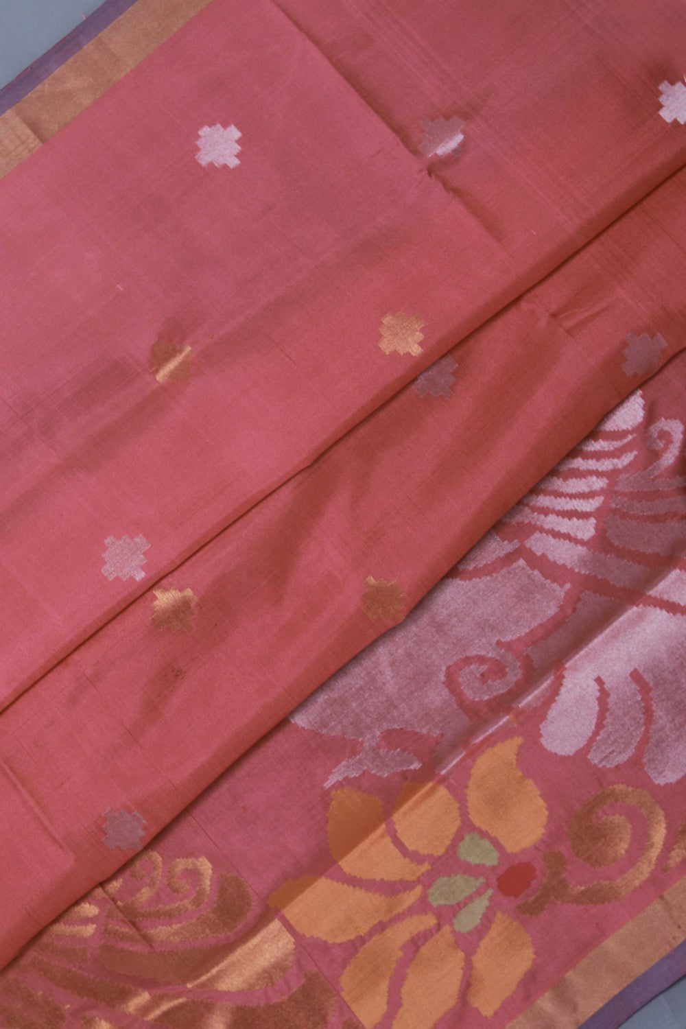 Uppada Silk Pink Saree