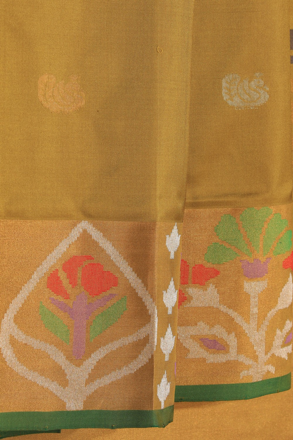 Uppada Silk Heena Green Saree