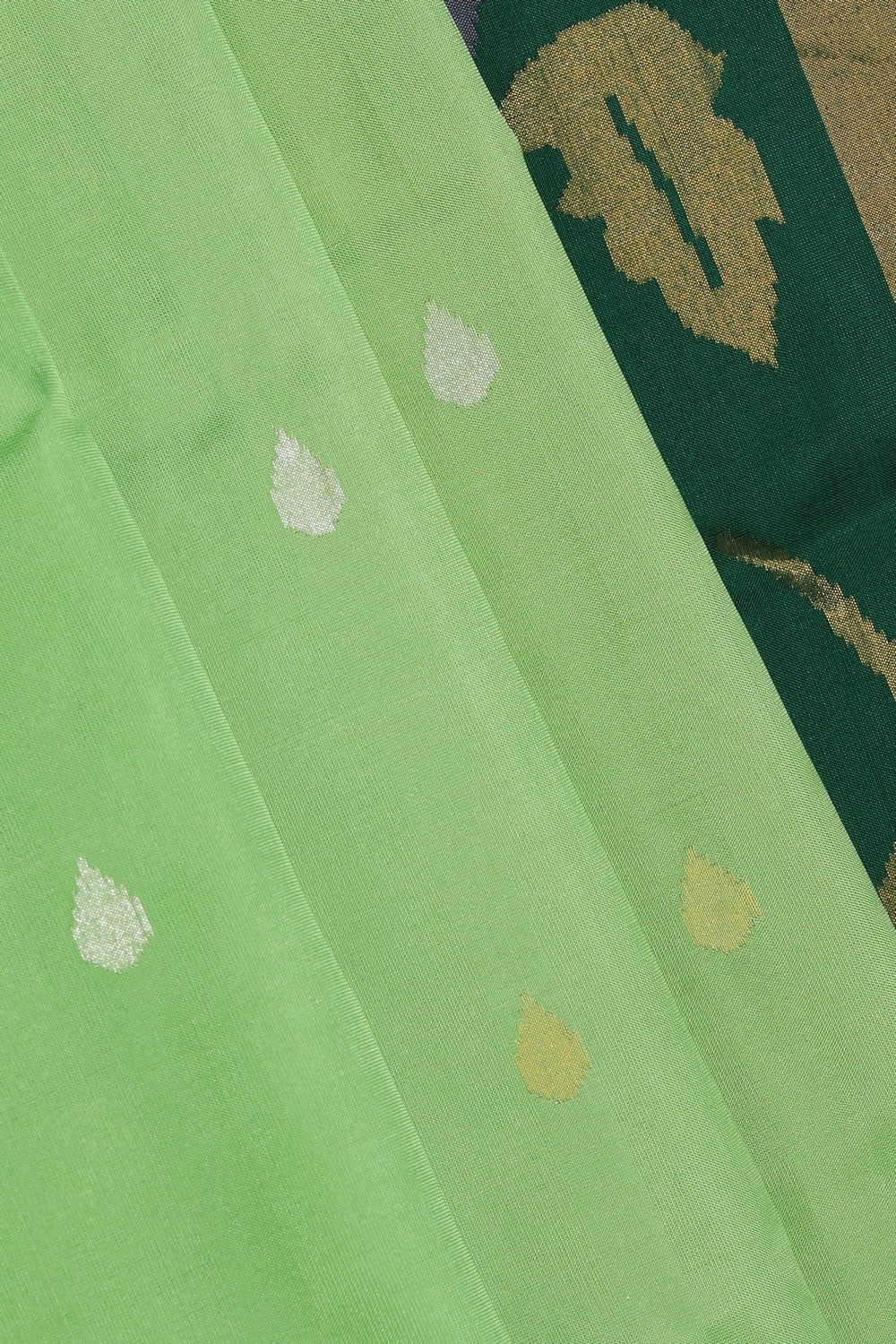 Uppada Silk Mint Green Saree