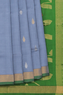 Image of Uppada Silk Grey Saree