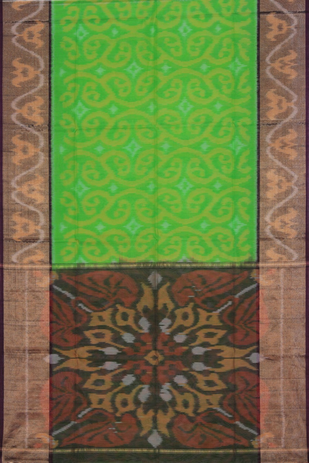 Image of Simple Elegant Ikat Saree