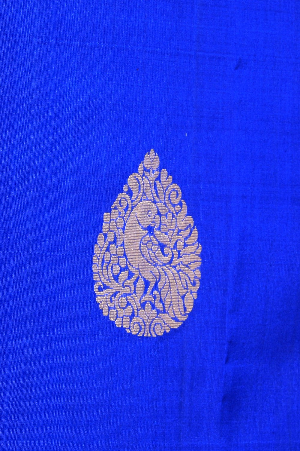 Collection of South Silk Royal Blue Saree in a gallery layout