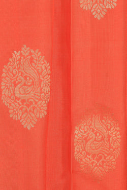 Collection of South Silk Orange Saree in a gallery layout