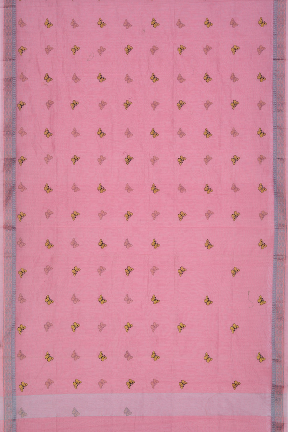 Collection of Kota Pink Saree With Embroidery Work in a gallery layout