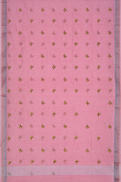 Collection of Kota Pink Saree With Embroidery Work in a gallery layout