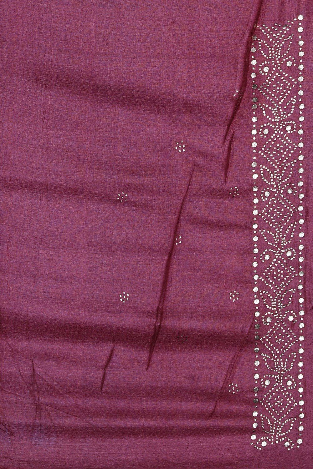 Image of Pink Tussar Silk Saree