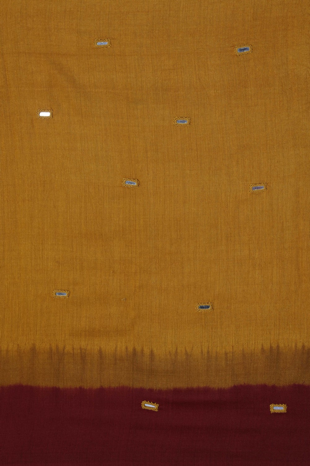 Image of Mirror Embroidery Desi Tussar Saree
