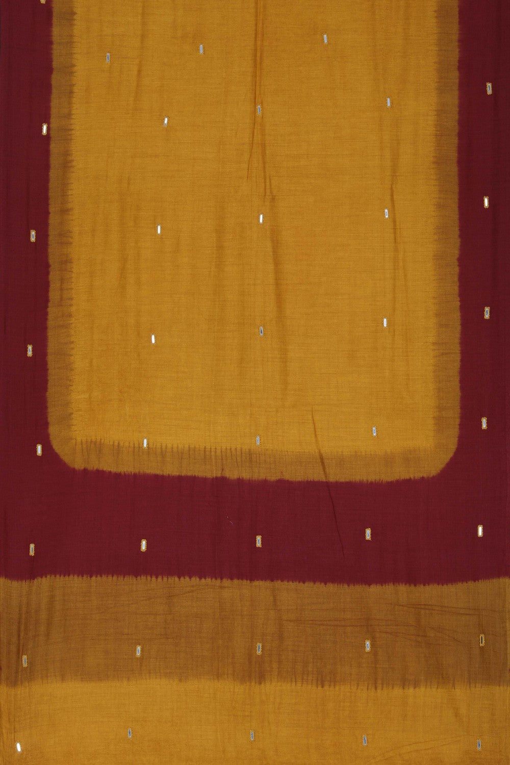 Image of Mirror Embroidery Desi Tussar Saree