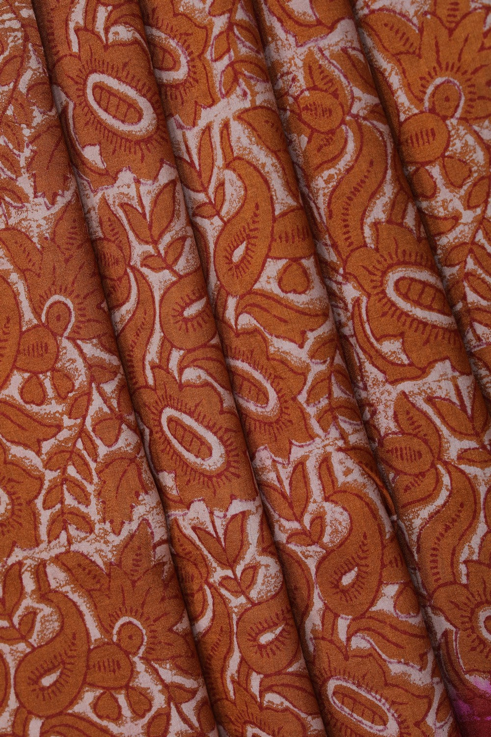 Image of Mustard Tussar Silk Saree