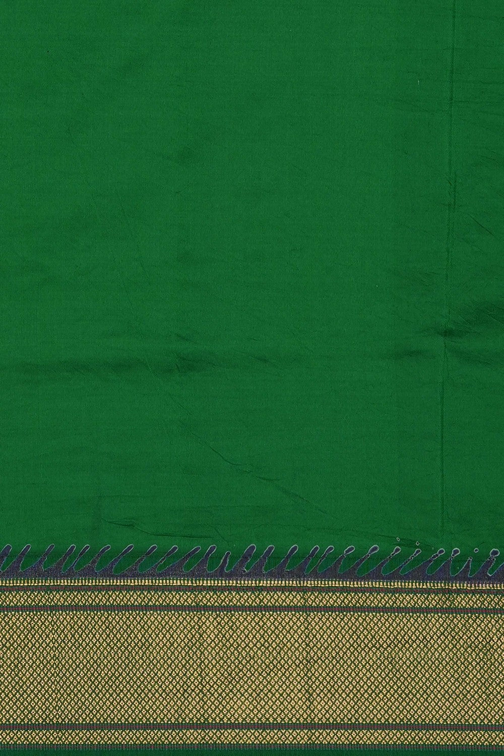 Image of Moss-Green Rajkot Silk Saree