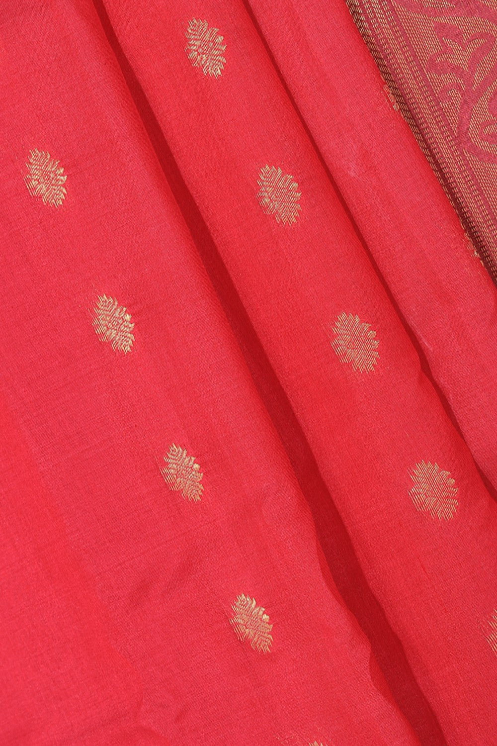 Collection of Gadwal Cotton Silk Pink Saree in a gallery layout