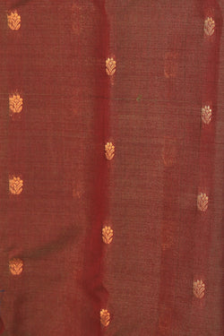 Collection of Gadwal Cotton Silk Leaf Green Saree in a gallery layout