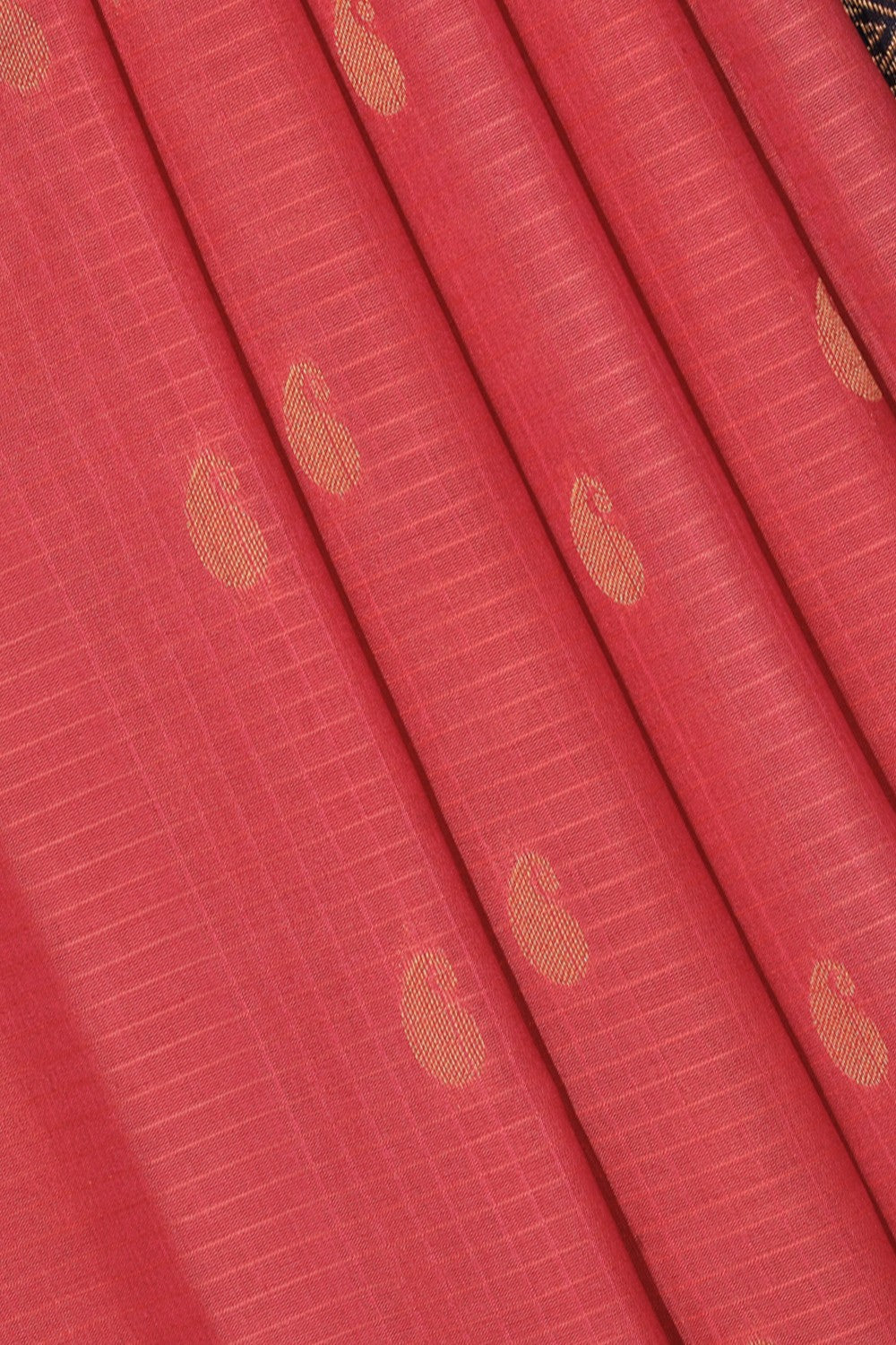 Gadwal Silk Coral Pink Saree