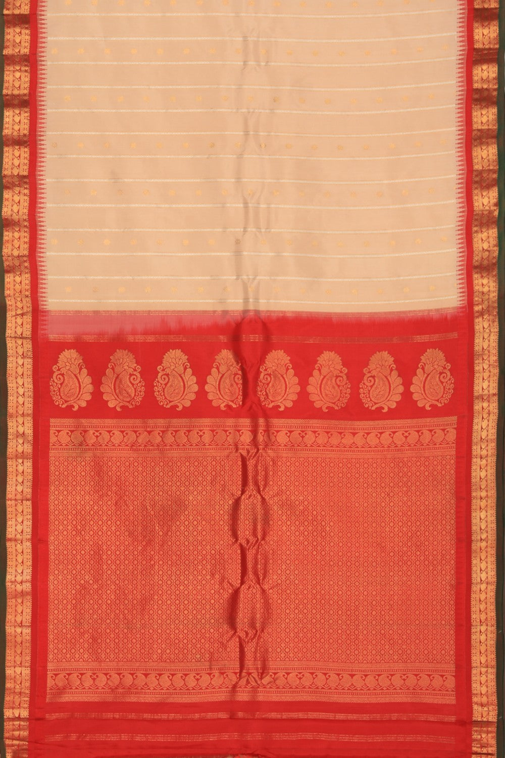 Gadwal Beige Saree