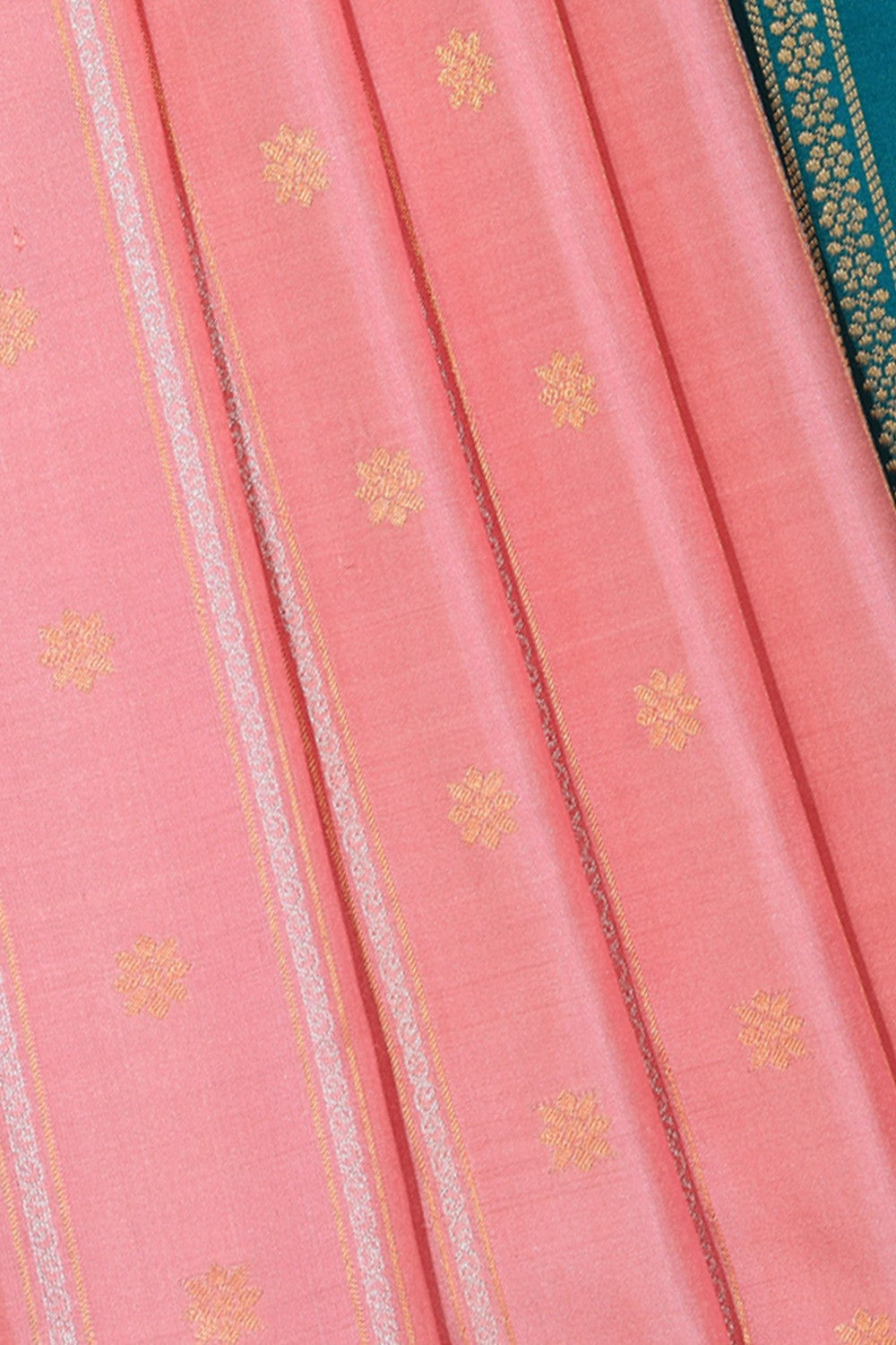 Gadwal Silk Pink Saree