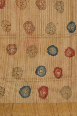 Image of Kalamkari Hand-Painted Saree