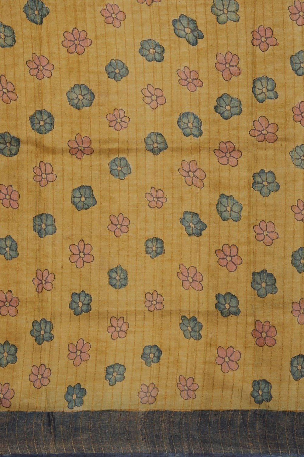 Image of Kalamkari Hand-Painted Saree