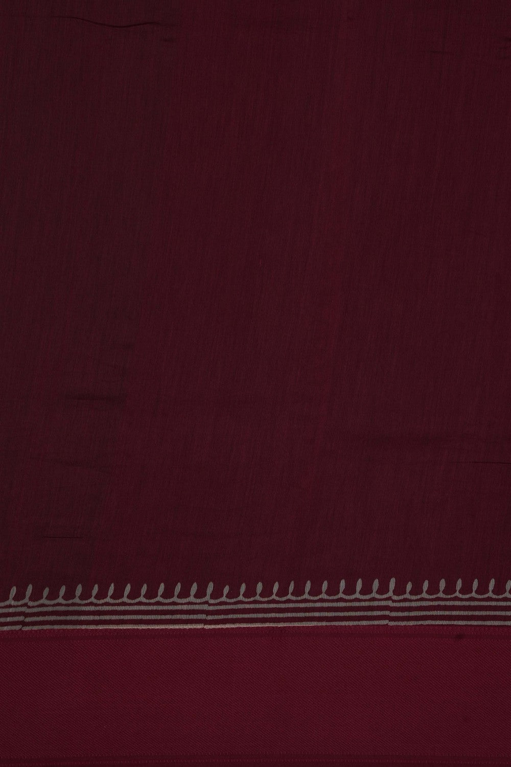 Image of Red Chanderi Silk Cotton Saree
