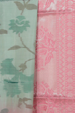 Image of South Silk Sage Green Saree