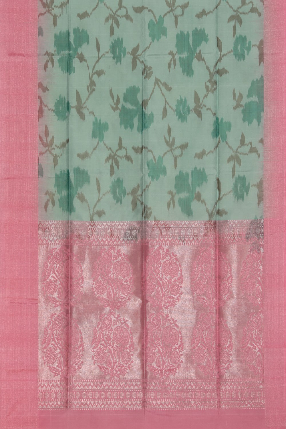 South Silk Sage Green Saree