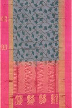 Collection of South Silk Grey Saree in a gallery layout