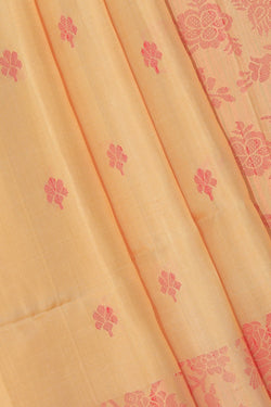 Collection of South Silk Beige Saree in a gallery layout