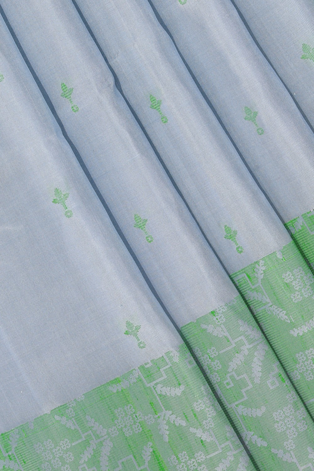 Image of South Silk Grey Saree