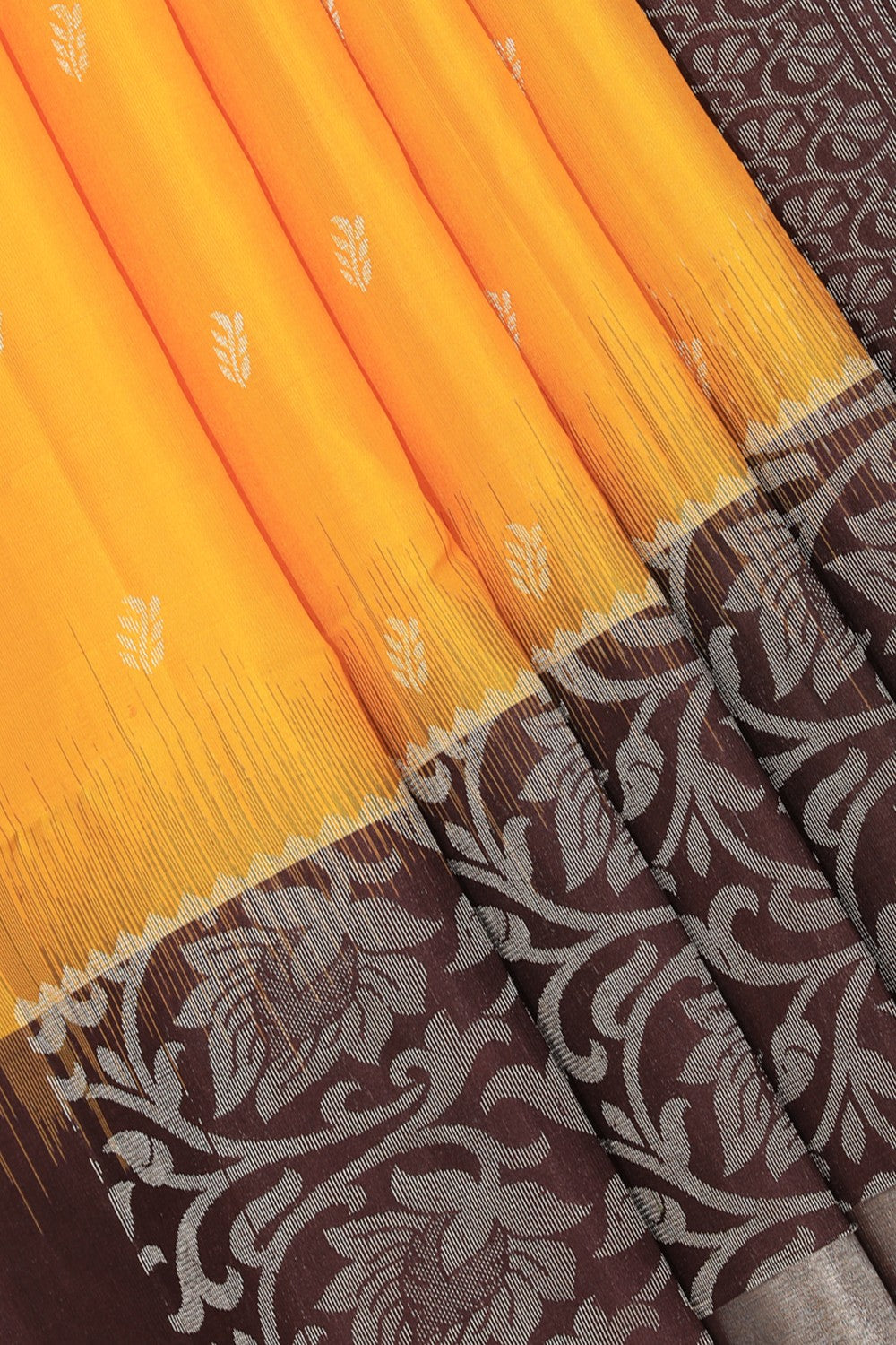 South Silk Yellow Saree