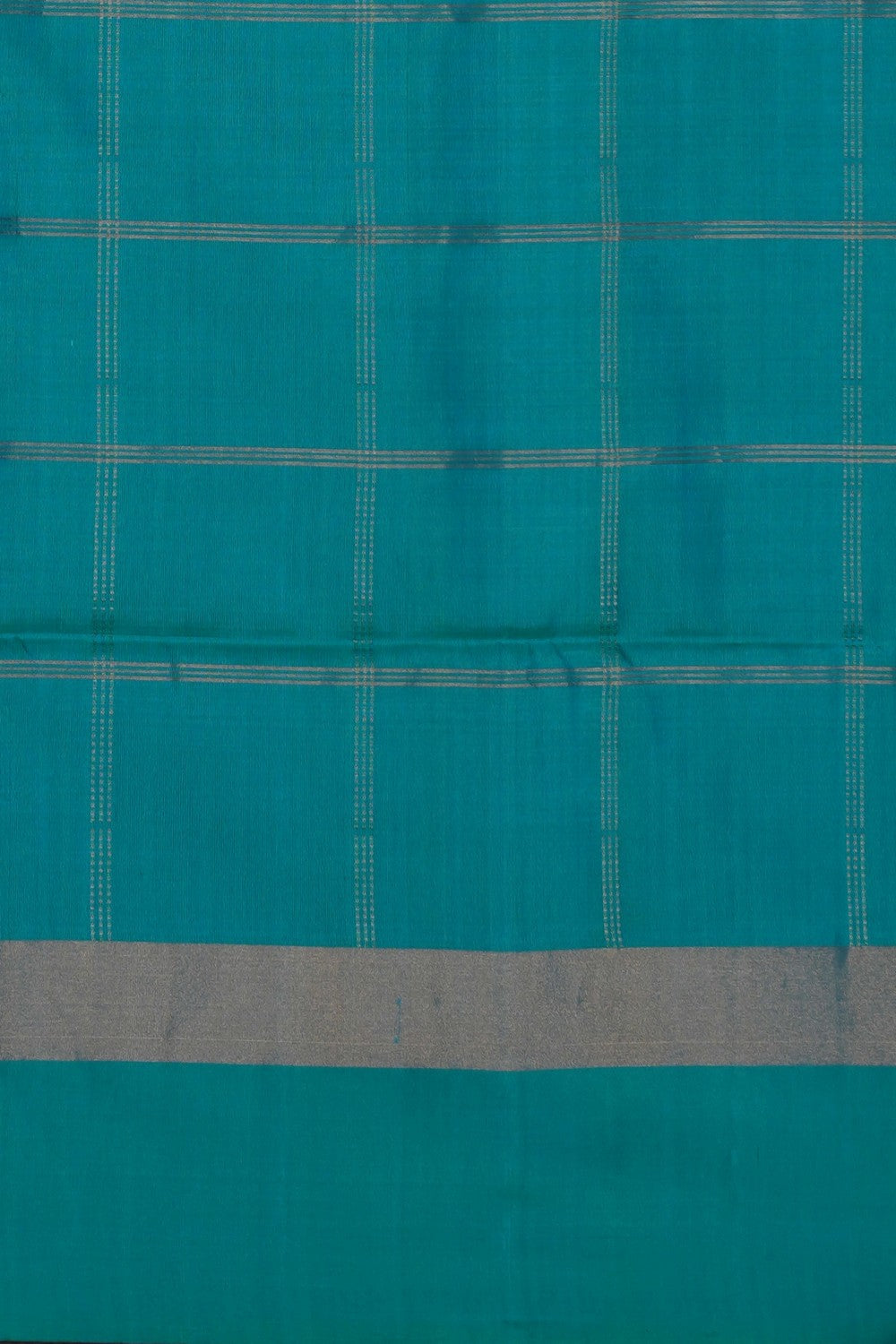 Image of Navy Blue South Silk Saree