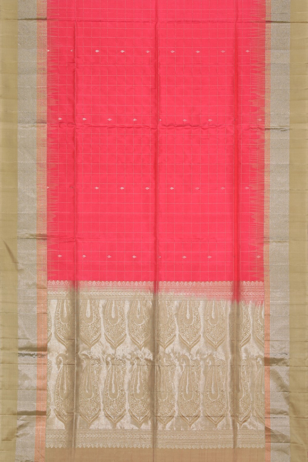 South Silk Pink Saree