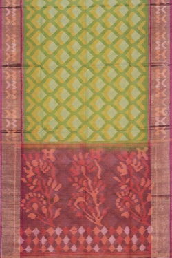 Collection of Simple Elegant Ikat Saree in a gallery layout