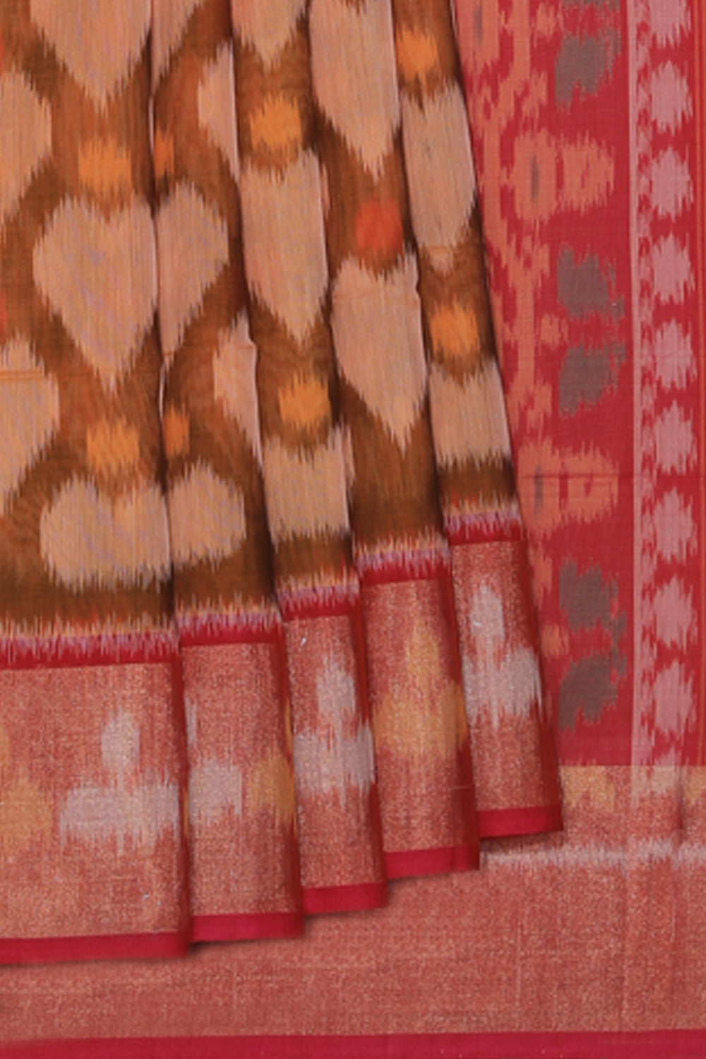 Collection of Simple Elegant Ikat Saree in a gallery layout