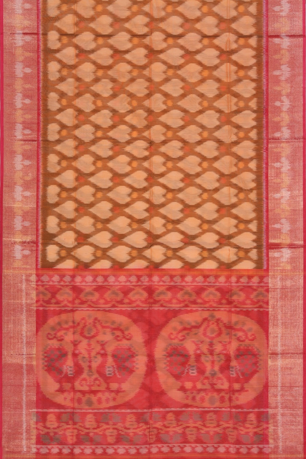 Collection of Simple Elegant Ikat Saree in a gallery layout