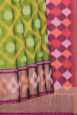 Collection of Simple Elegant Ikat Saree in a gallery layout