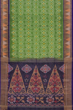 Collection of Simple Elegant Ikat Saree in a gallery layout